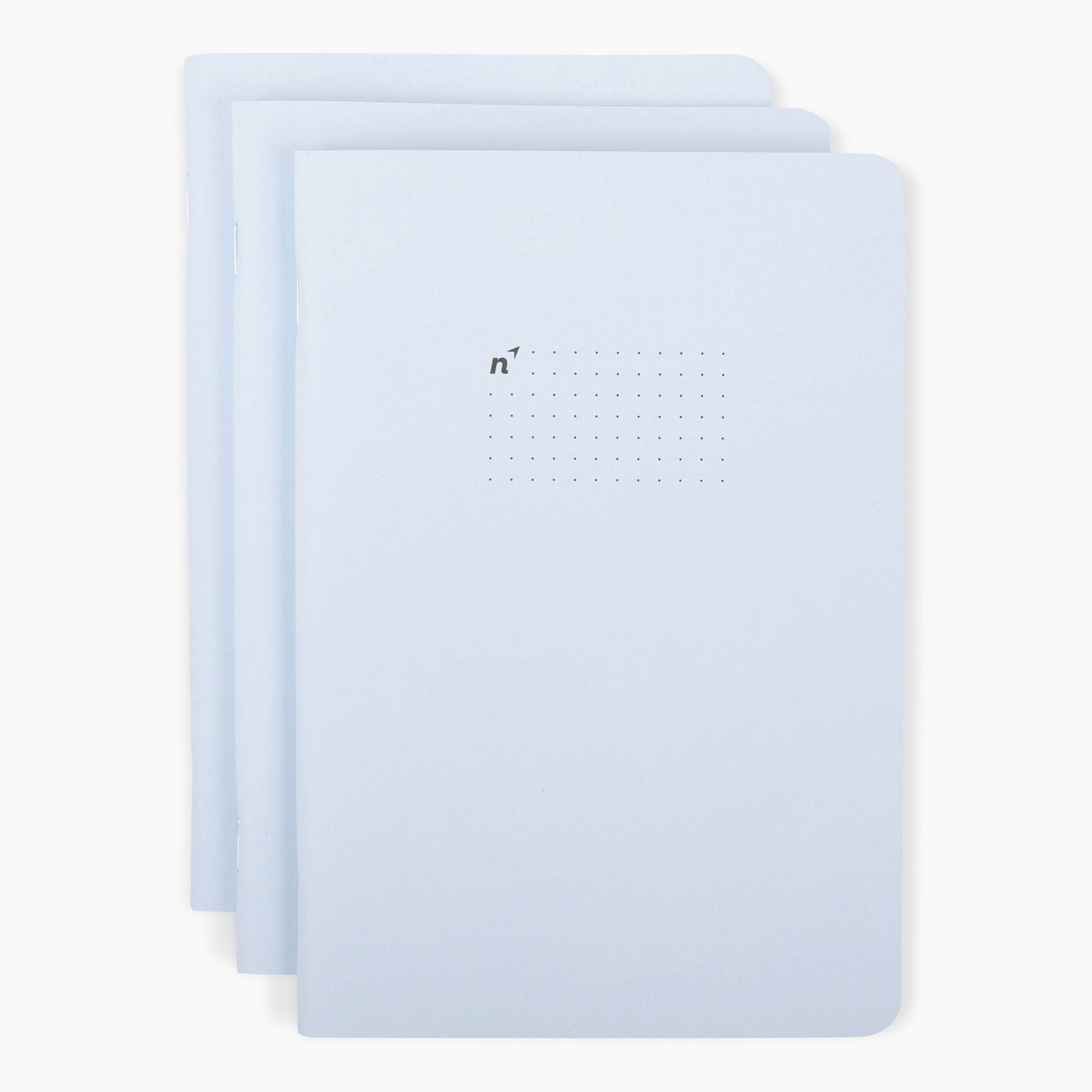 Northbooks A5 Blues - Dot-Grid Notebook Journal 3 Pack, 5.8” x 8.2”